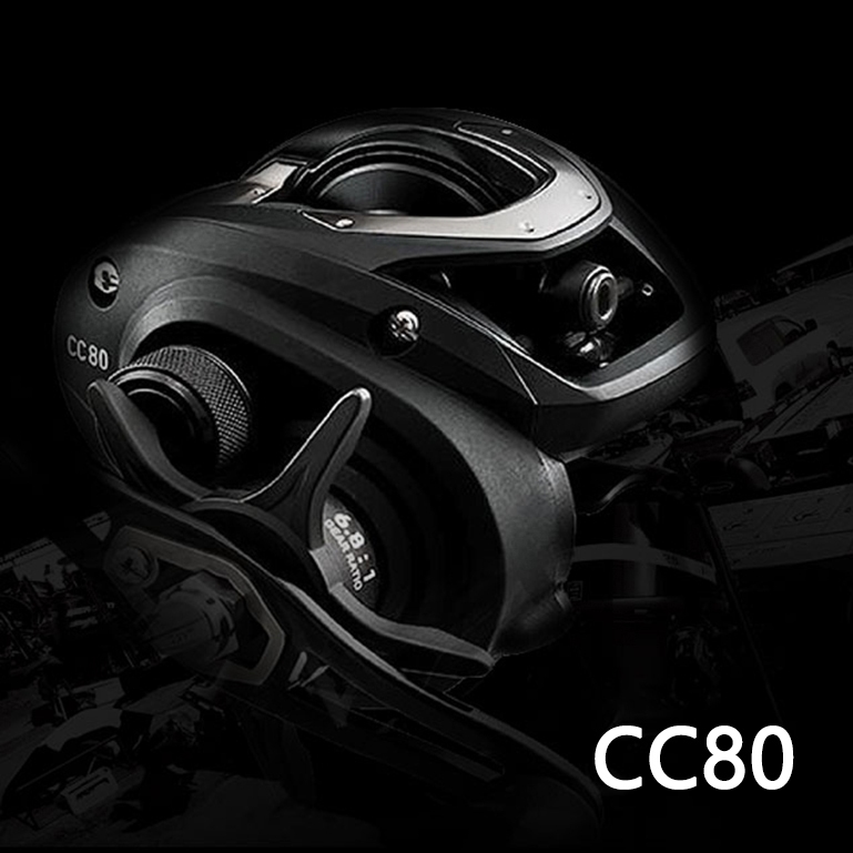 รอกตกปลา CC80 Baitcasting Reel 4 + 1BB BC รอกหล่อน้ําทั้งหมด