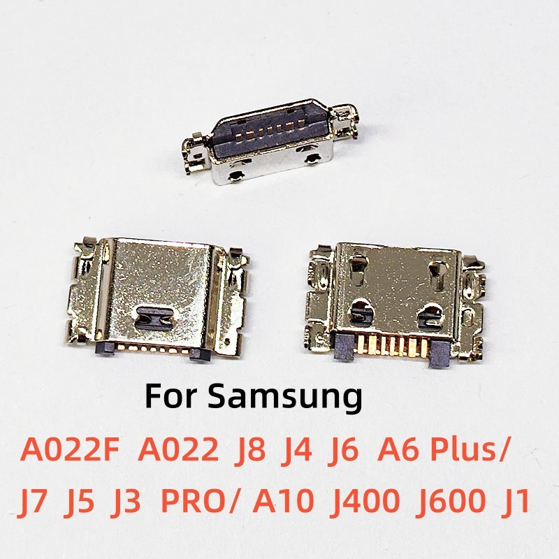 5-100 ชิ้นชาร์จ Usb Connector Charger Dock พอร์ตสําหรับ Samsung Galaxy A022F A022 J8 J4 J6 A6 Plus/J