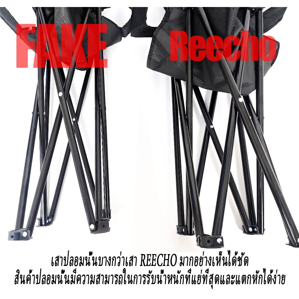 【REECHO OUTDOOR】เก้าอี้แคมป์ปิ้ง เก้าอี้ปิคนิคพับได้ เก้าอี้สนาม พร้อมที่พักแขน เก้าอี้แคมป์ปิ้ง คนอ้วน พร้อมกระเป๋าจัดเก็บ  แบบพกพา แถมถุงจัดเก็บ ท่ออลูมิเนียมหนา thumbnail 4