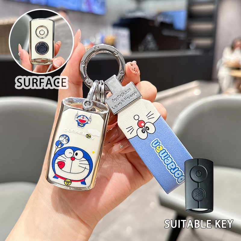 Yamaha รถ Remote Key สําหรับ YAMAHA Y16ZR/XMAX/Y16/NVX155/AEROX ฝาครอบกุญแจพวงกุญแจ
