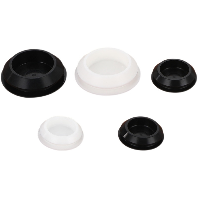 M3-m28 สีขาวกรวย Snap-on T ประเภทซีลหมวกสกรูยาง Fitting ปลั๊กซิลิโคนยาง Gromet ปลั๊กรู Plugger ฝาครอบรอบภายนอก Blanking End Cap - รูปที่ 4