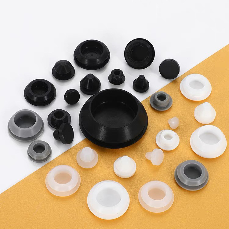 M3-m28 สีขาวกรวย Snap-on T ประเภทซีลหมวกสกรูยาง Fitting ปลั๊กซิลิโคนยาง Gromet ปลั๊กรู Plugger ฝาครอบรอบภายนอก Blanking End Cap - รูปที่ 3