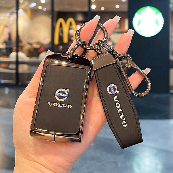 ปลอกกุญแจรถยนต์   Volvo XC90 XC60 XC40 C40 V60 S90 S60 Recharge เคสกุญแจรีโมทรถยนต์วอลโว่ ของแต่งรถย