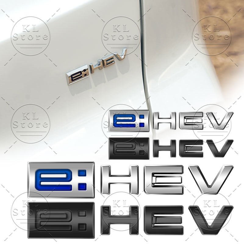 3d ABS โลโก้ตัวอักษรรถ eHEV สติกเกอร์สัญลักษณ์ด้านหลังอัตโนมัติด้านหลังกันชน Trunk Badge Decals สําหรับ Crider กีฬา Hybrid e: HEV อุปกรณ์เสริม