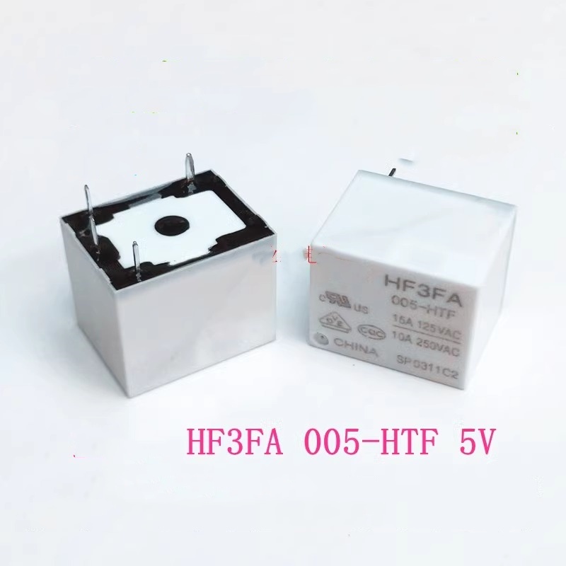 รีเลย์ HF3FA 005-HTF 4 Pin 10A5V รีเลย์