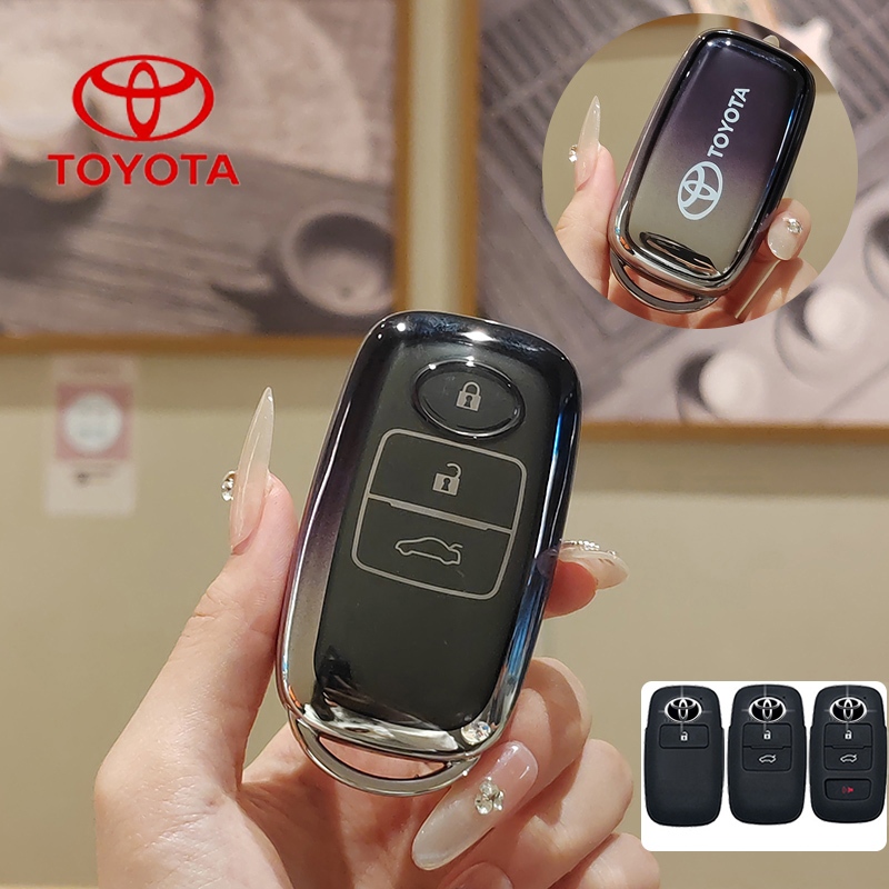 เคสกุญแจรถโตโยต้า Toyota Key Cover สําหรับ Toyota yaris/raize/avanza/yaris ativ/yaris CROSS/yaris corss premium/VELOZ 2021-2024