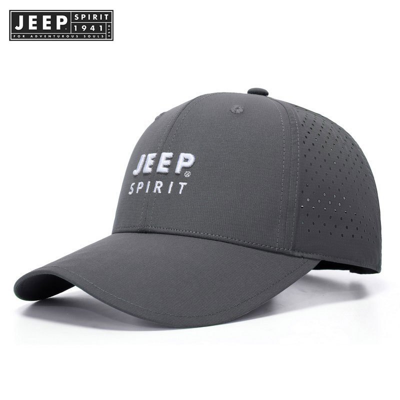 Jeep SPIRIT 1941 ESTD หมวกตาข่ายฤดูร้อนหมวกเบสบอลชายหมวกลิ้นเป็ด ราคา ถูกที่สุด ดีลบีเคเค แกลเลอรีภาพที่ 4