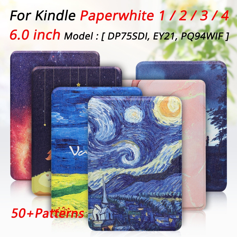 สําหรับ Kindle Paperwhite 3 2 1 6.0 นิ้ว EY21 DP75SDI E-Reader Flip Drop-proof กรณี Paperwhite 4 PQ9