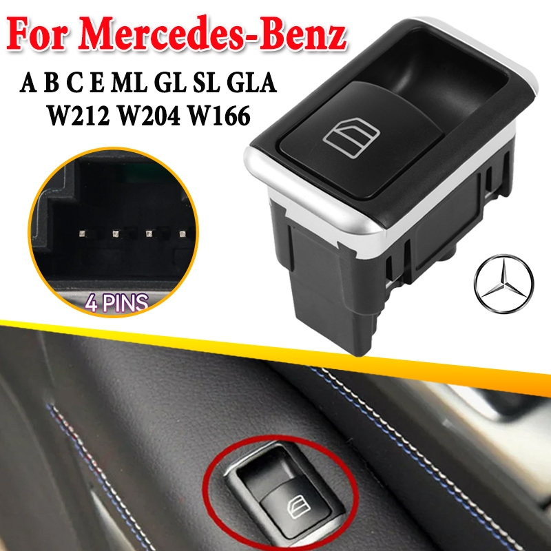 สวิทช์หน้าต่างด้านหน้าด้านหลังผู้โดยสารด้านข้างสําหรับmercedes-benz W212 W204 W166 E180 E200 E220 E250 C180 C200 C220 ปุ่มสวิทช์ควบคุม
