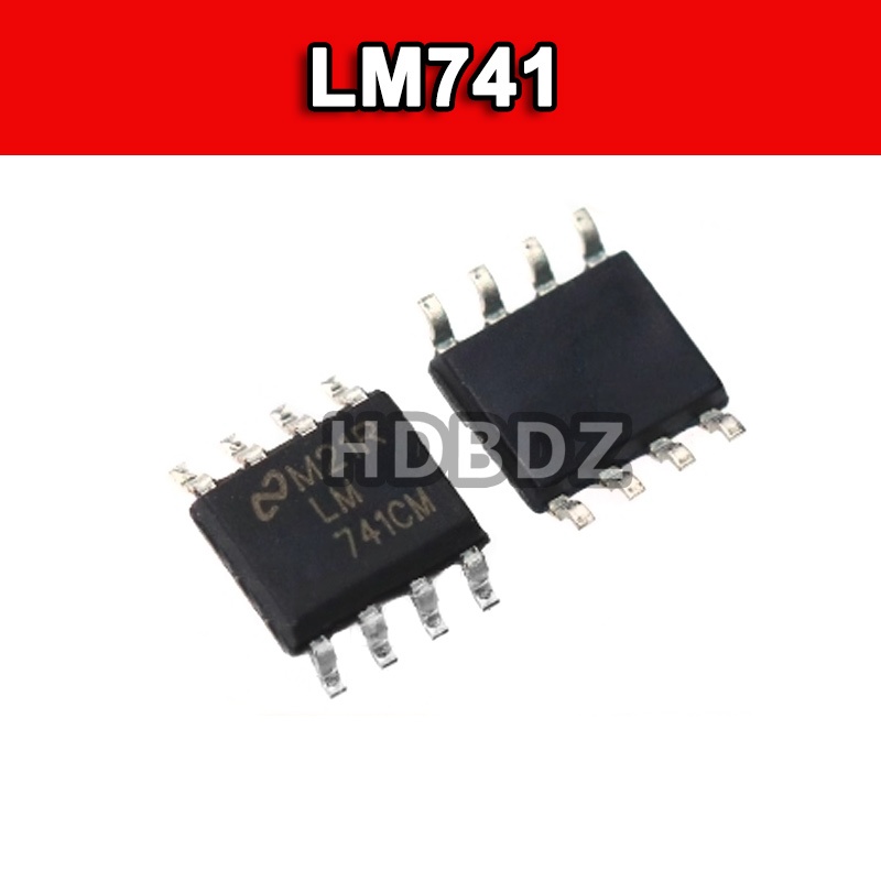 10~20PCS LM741 SOP-8  LM741CM 741CM เครื่องขยายเสียงการทํางานชิป IC SMD