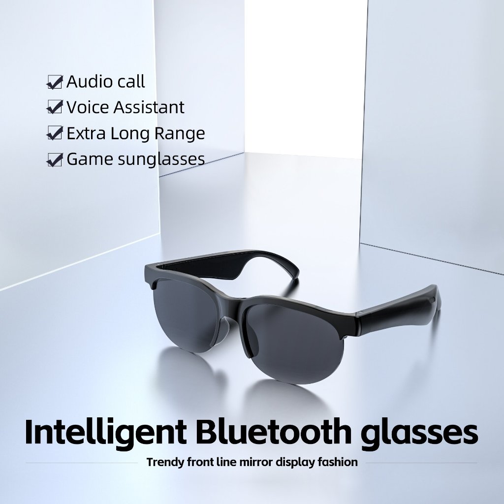 Vitog XG88 pro แว่นตาอัจฉริยะแว่นกันแดด BT ไร้สายลําโพงไมโครโฟนในตัว Touch Voice Assistant Glass Uni