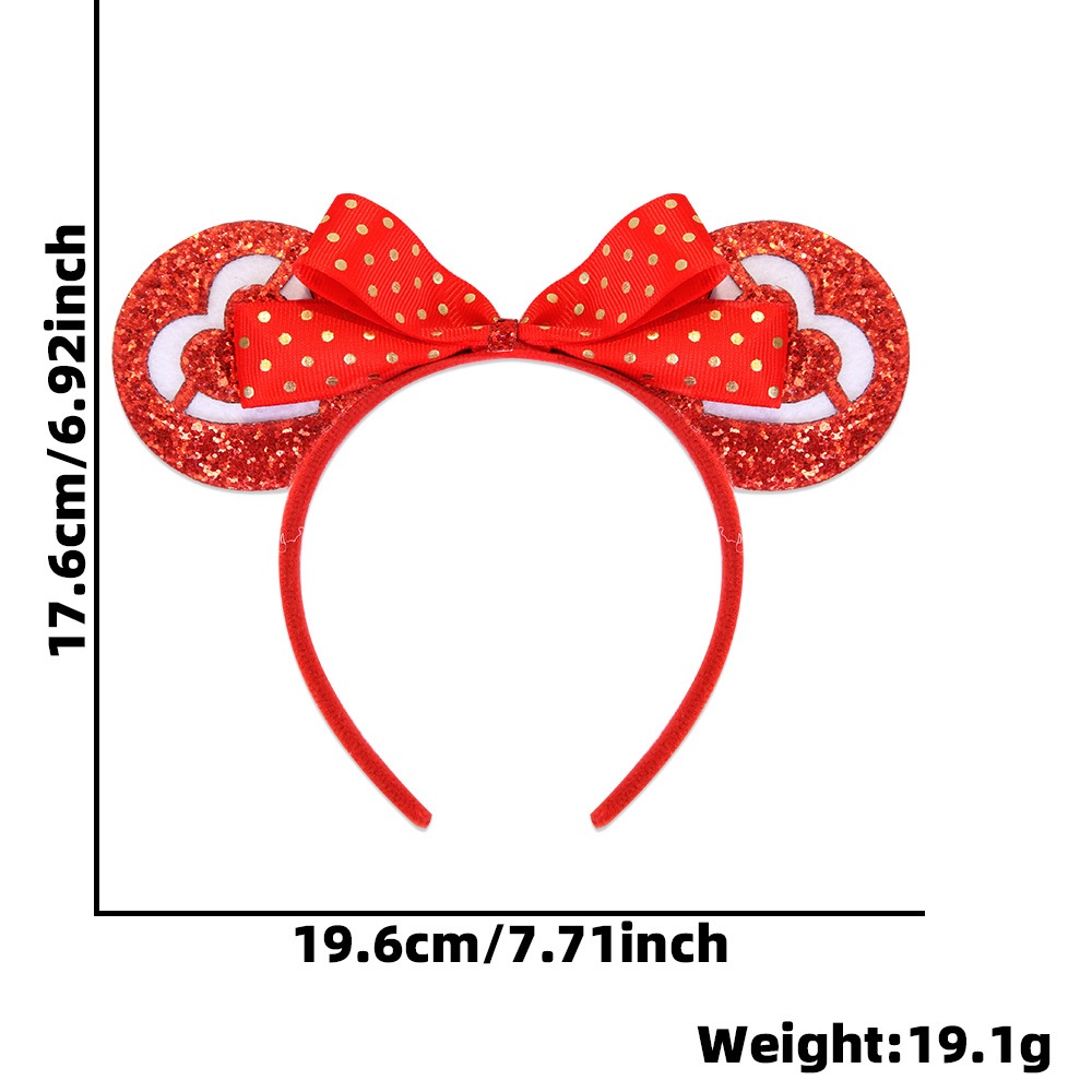 วันวาเลนไทน์เลื่อมหัวใจแถบคาดศีรษะแววผมวงพรรคโสดหัวใจสีแดงกิ๊บพรรควันหยุดแต่งงานงานเลี้ยงวันเกิดของขวัญภาพอุปกรณ์ประกอบฉาก - รูปที่ 7