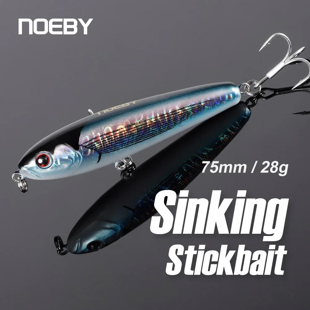Noeby เหยื่อตกปลาประดิษฐ์ 75 มม. 28 กรัม สําหรับตกปลา NBL9165