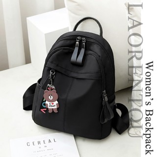 LAORENTOU กระเป๋าเป้สะพายหลังสไตล์เกาหลี ขนาดเล็ก กันน้ํา น้…