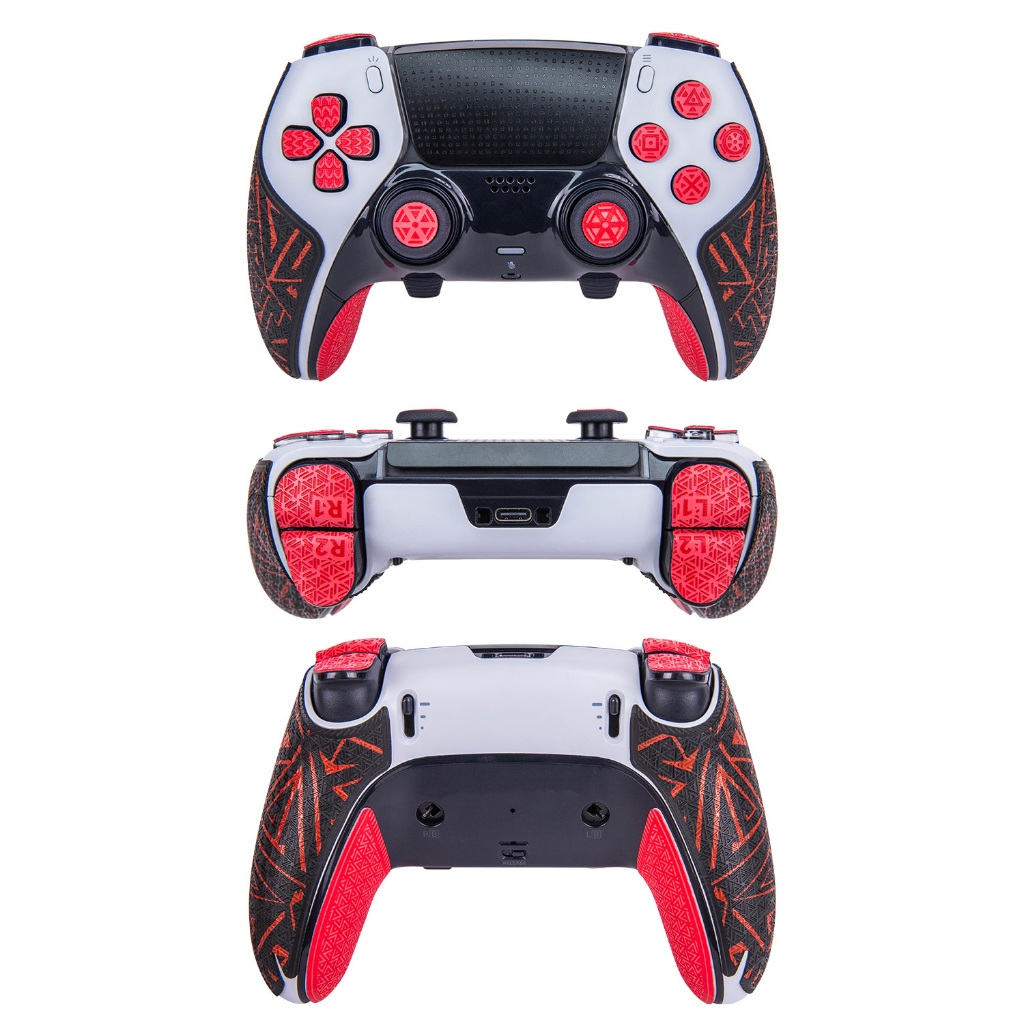 TALONGAMES Controller Grip Tape เข้ากันได้กับ PS5 DualSense Edge,ELITE Multi-Texture Skin Kit Tape-I