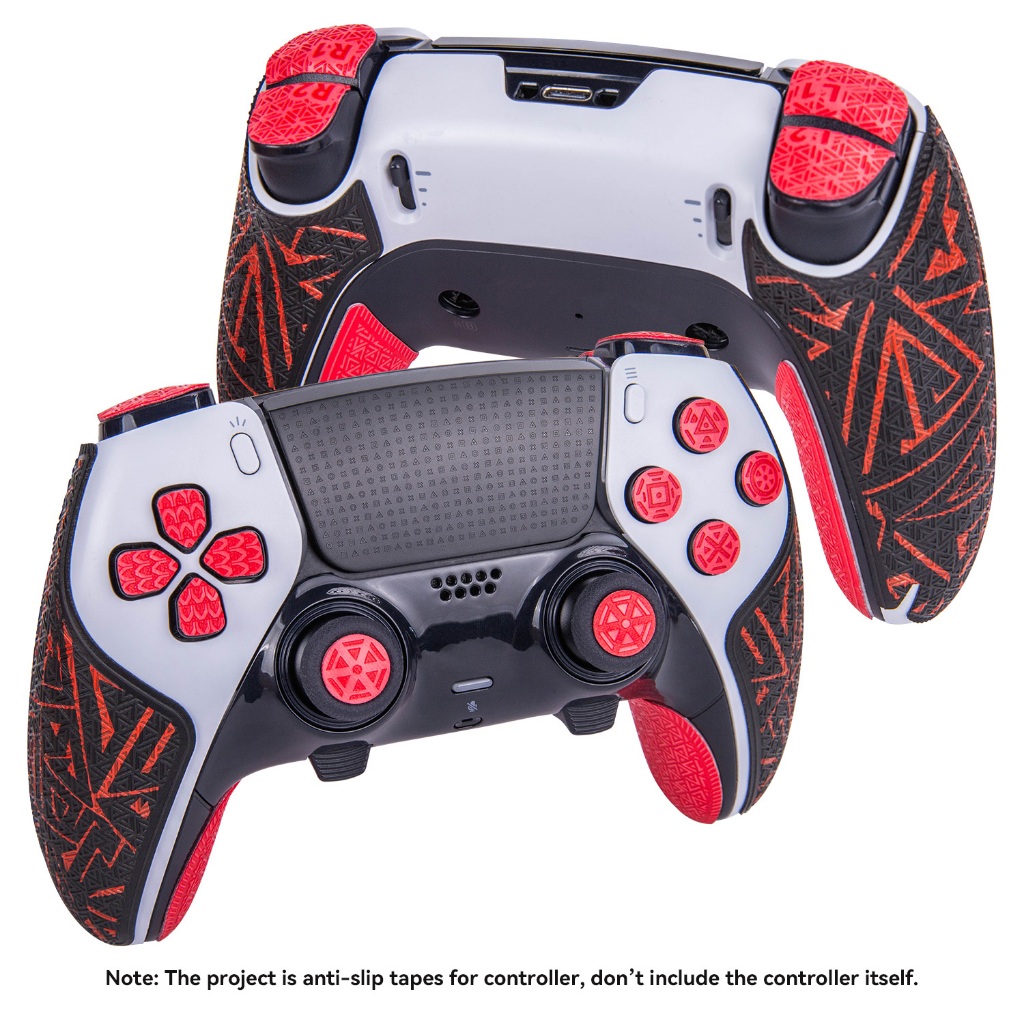 TALONGAMES Controller Grip Tape เข้ากันได้กับ PS5 DualSense Edge,ELITE Multi-Texture Skin Kit Tape-I