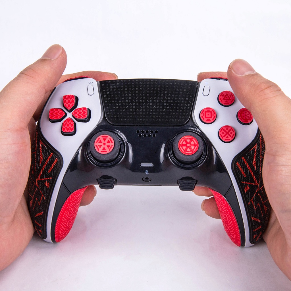 TALONGAMES Controller Grip Tape เข้ากันได้กับ PS5 DualSense Edge,ELITE Multi-Texture Skin Kit Tape-I