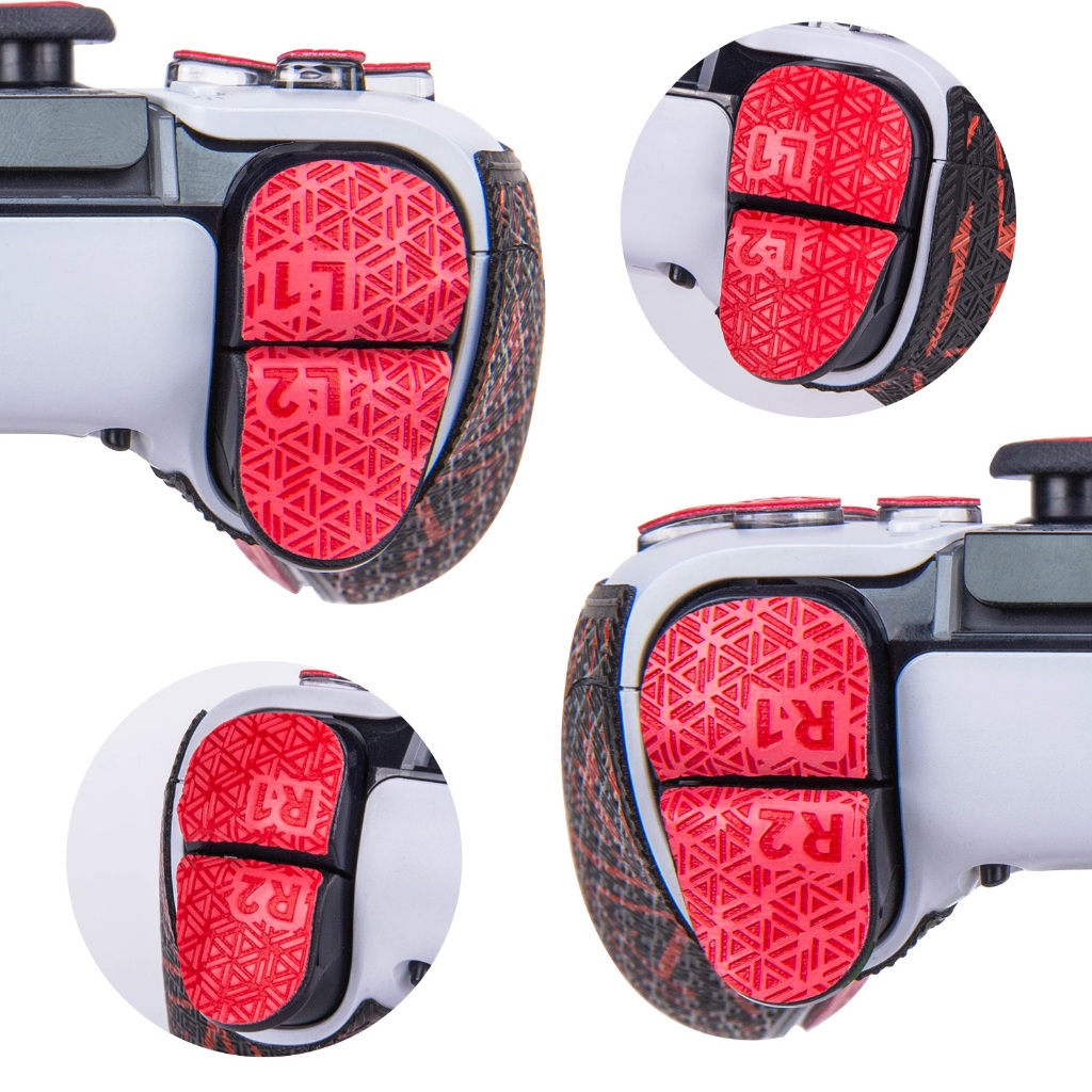 TALONGAMES Controller Grip Tape เข้ากันได้กับ PS5 DualSense Edge,ELITE Multi-Texture Skin Kit Tape-I