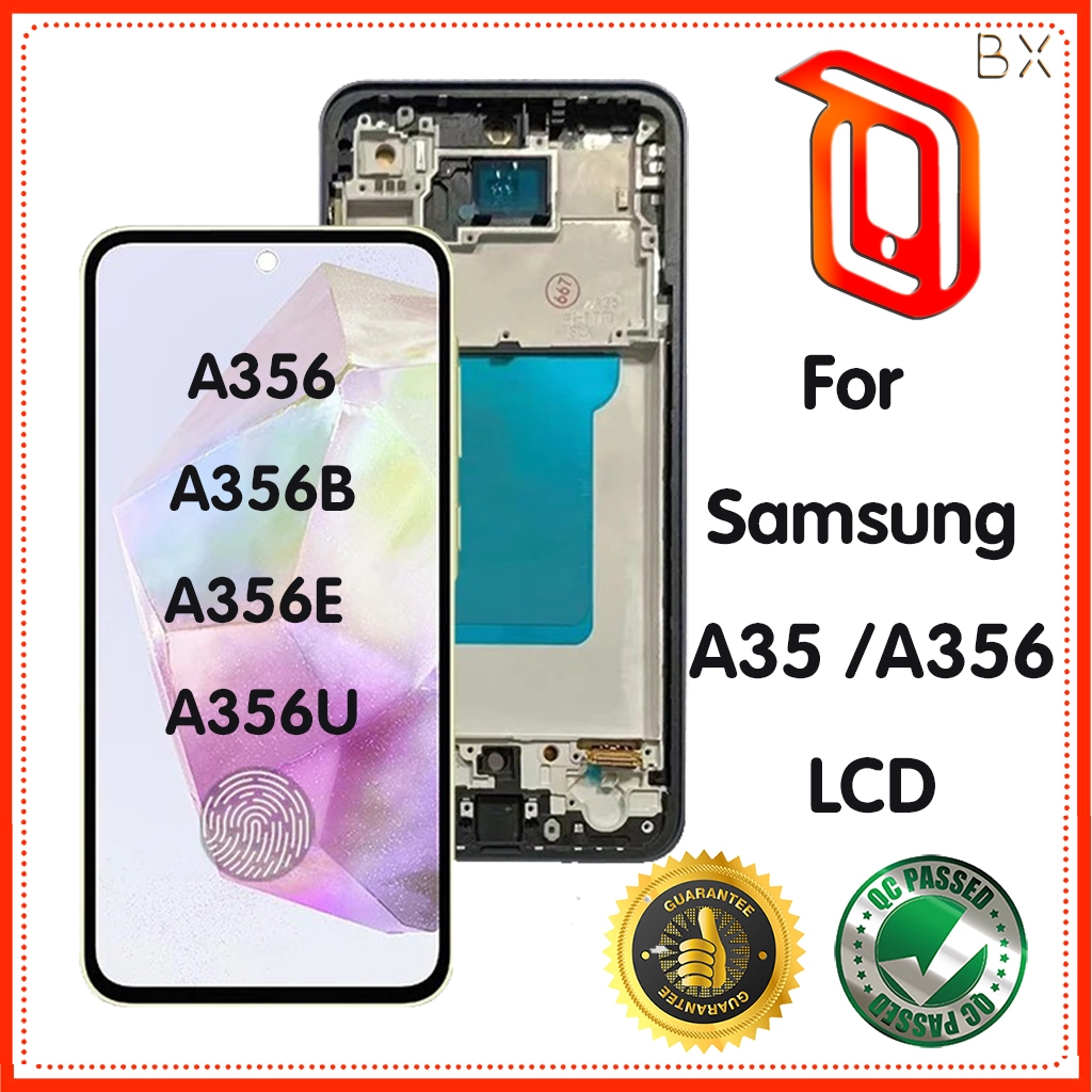 สําหรับ Samsung A35 5G จอแสดงผล LCD Touch Screen Digitizer สําหรับ Samsung A356 A356B A356E A356U LC