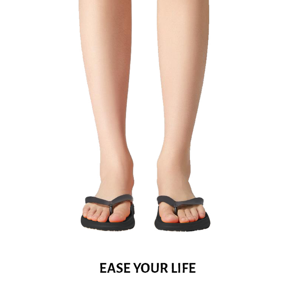 OEING รองเท้าแตะ Flip Flops-Traveling รองเท้าแตะแบบหนีบ ลายก้อนเมฆ กันลื่น PP06