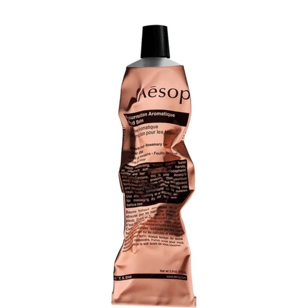Aesop Resurrection Aromatique Hand Balm | บาล์มที่อุดมไปด้วยให้ความชุ่มชื้นสําหรับมือและหนังกําพร้า 75มล