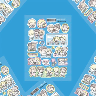 สติ๊กเกอร์เกาหลี สติ๊กเกอร์ตกแต่งลายน้อยน่ารักหวานสาวการ์ตูนสติ๊กเกอร์บัญชีมือเคสโทรศัพท์ไดอารี่โน๊ตบุ๊ควางแผนสมุดเครื่องเขียนทําเองสติก