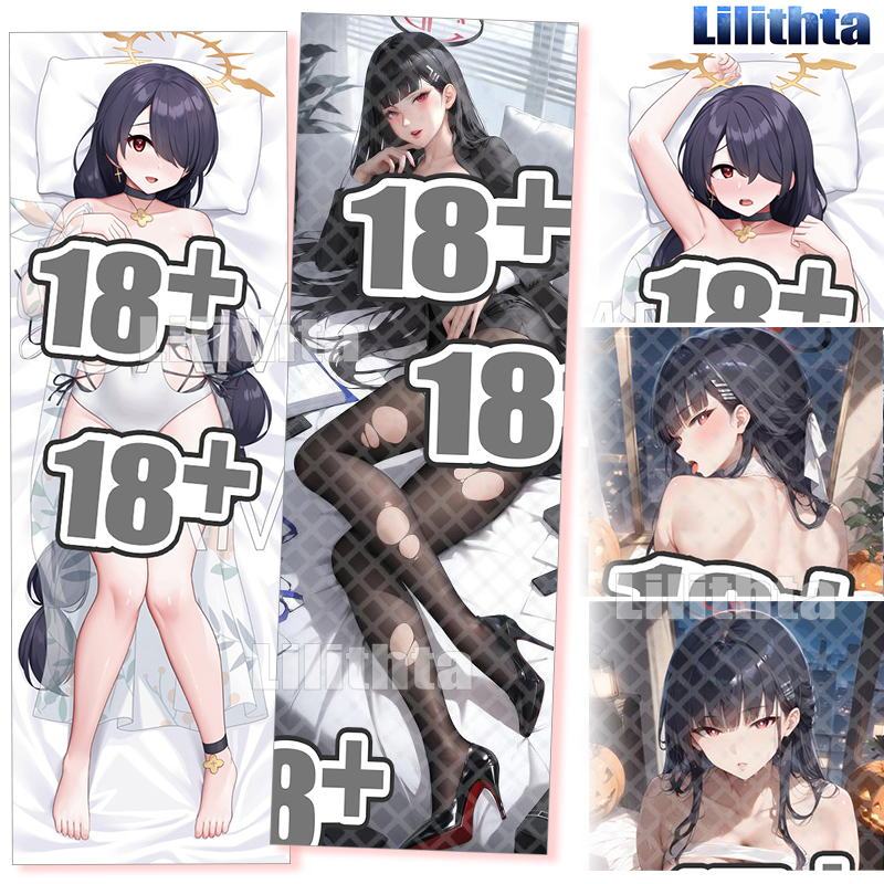 Dakimakura ปลอกหมอน Blue Archive Wakaba Hinata และ Shiratuki Rion BlueArchive เกมอะนิเมะตัวอักษร Body-pillow ฝาครอบการ์ตูน Custom Made Body โยน