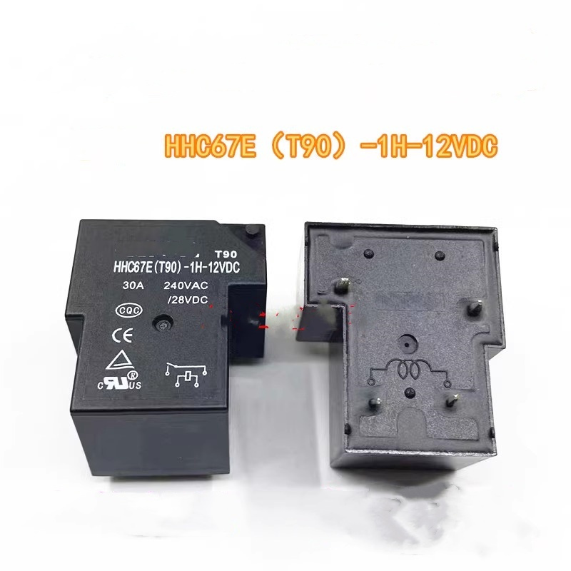 รีเลย์ HHC67E [T90] -1H-12VDC 4 Pin 30A รีเลย์