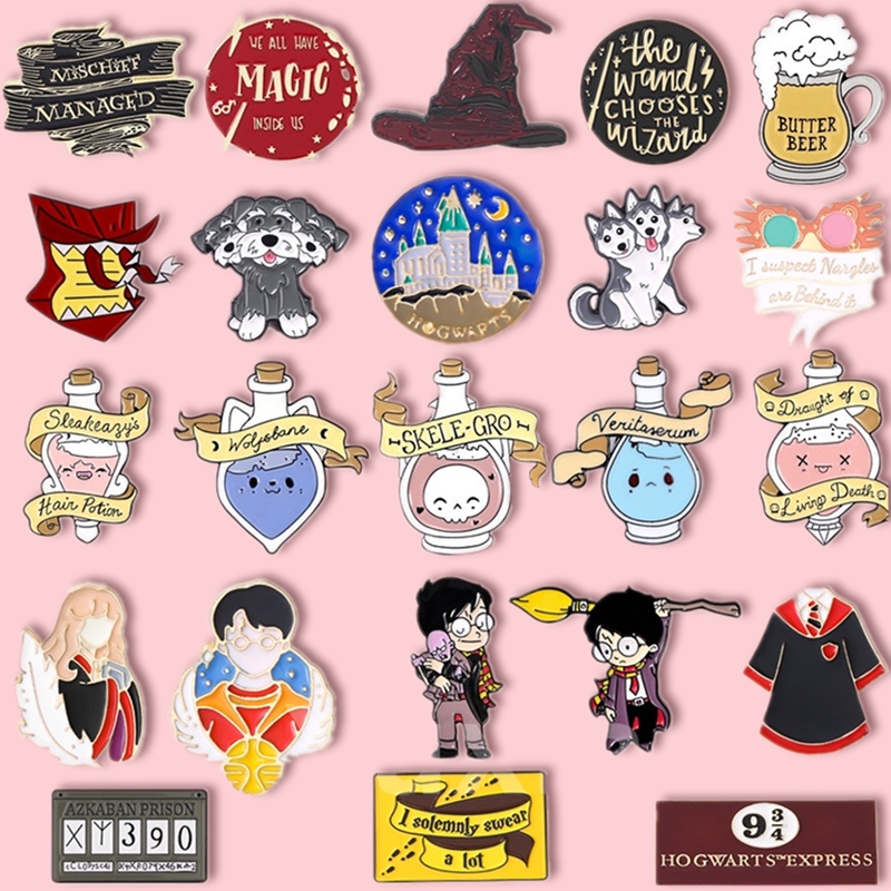 เข็มกลัด รูปการ์ตูนอนิเมะ Magic Academy Enamel ของขวัญสําหรับเพื่อน