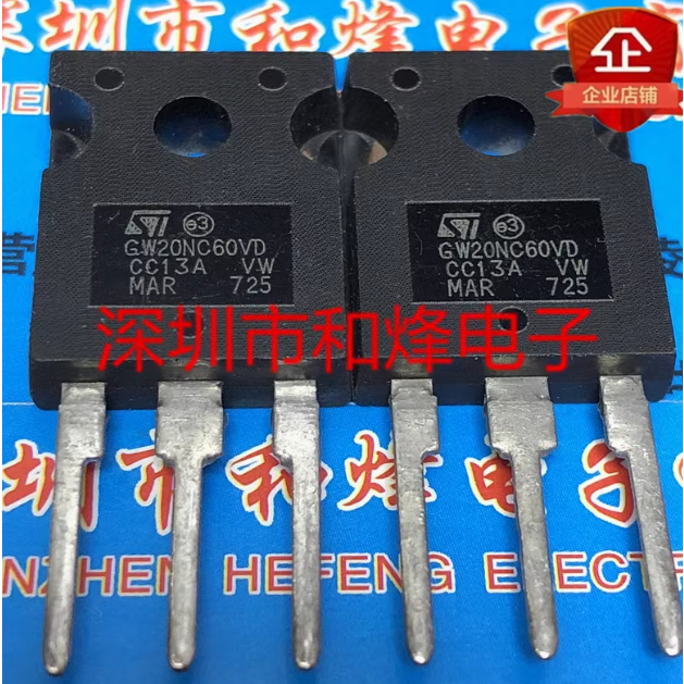 Field MOS 5pcs ทรานซิสเตอร์หลอด STGW20NC60VD GW20NC60VD STGW30NC60VD GW30NC60VD GW40H65FB STGW40H65F