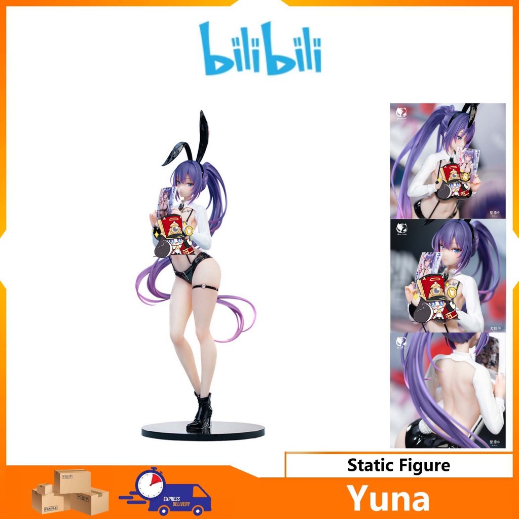 【BearPanda】Yuna Bunny girl Yuna 1/4 Figure, is about 45cm tall Japanese anime character, popular PVC