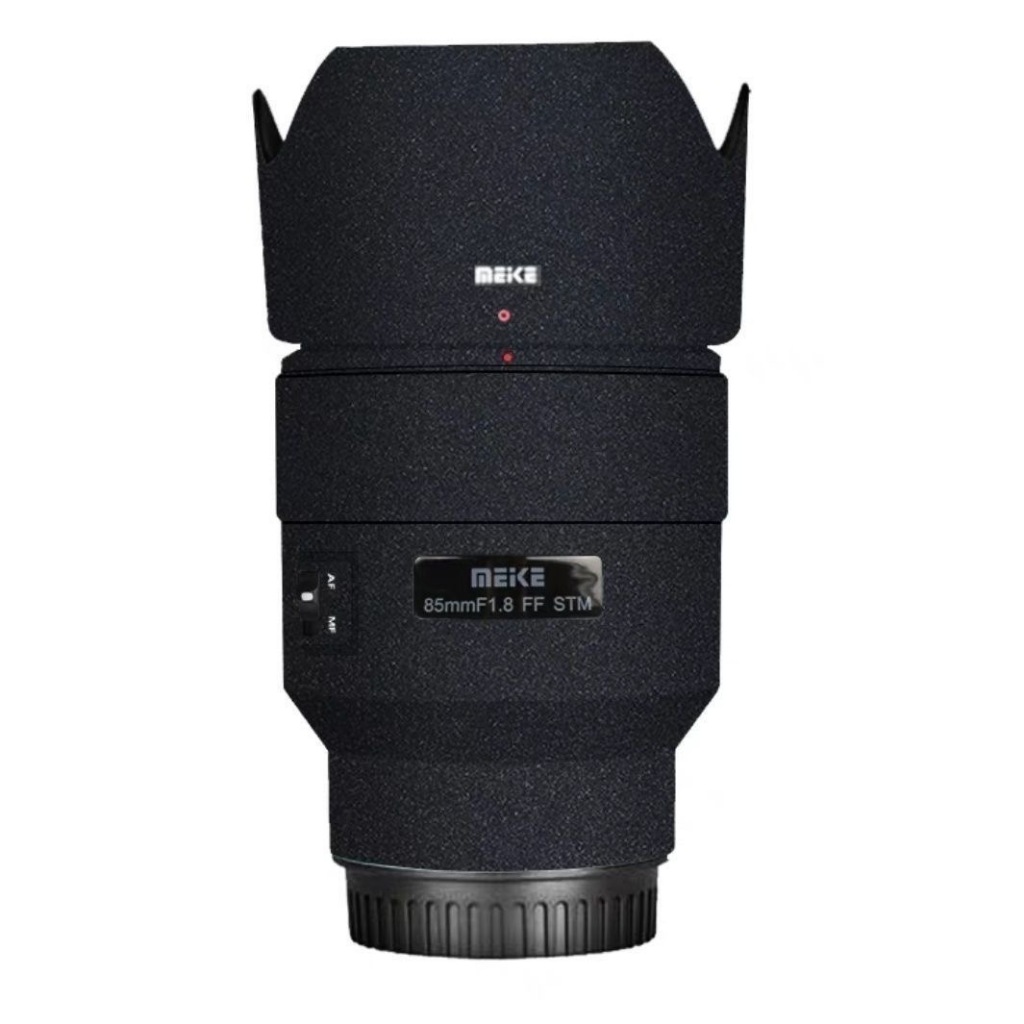 สติกเกอร์ที่กําหนดเองสําหรับ Meike 85 F1.8 STM รูปลอกผิวเลนส์กล้องไวนิลห่อฟิล์ม Protector Coat Meke 85 มม.1.8 Sony E mount