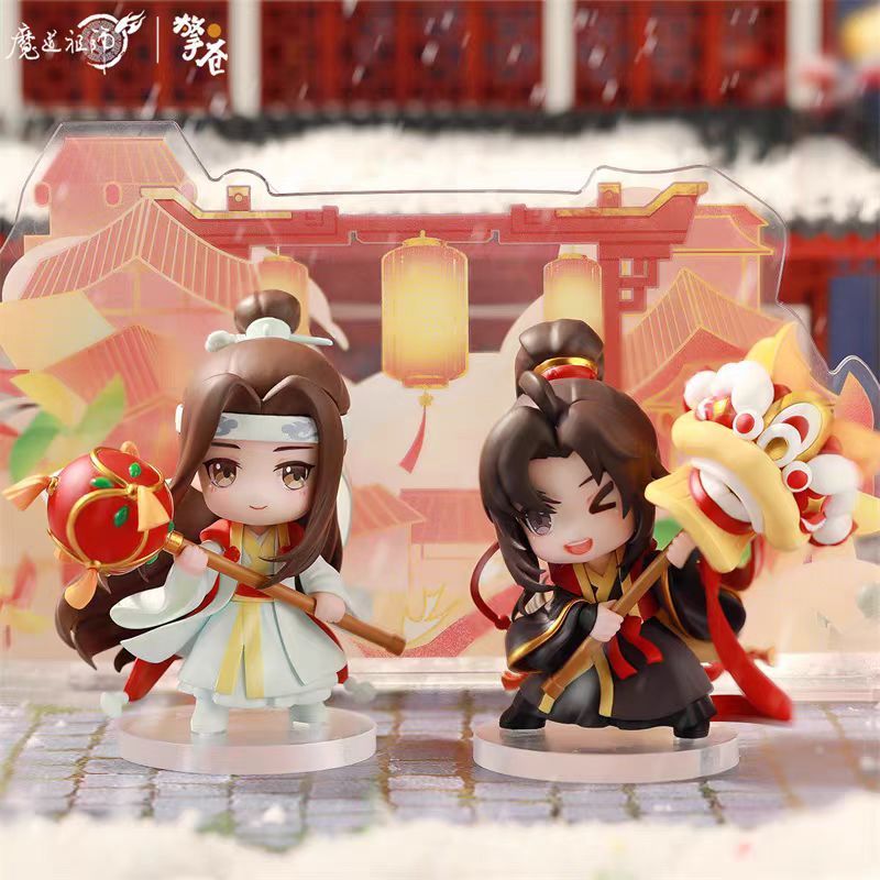 Mo Dao Zu Shi Wei Wuxian อะนิเมะรูป Lan Wangji Action Figure อุปกรณ์ต่อพ่วงตกแต่งโต๊ะของขวัญวันเกิดสาว