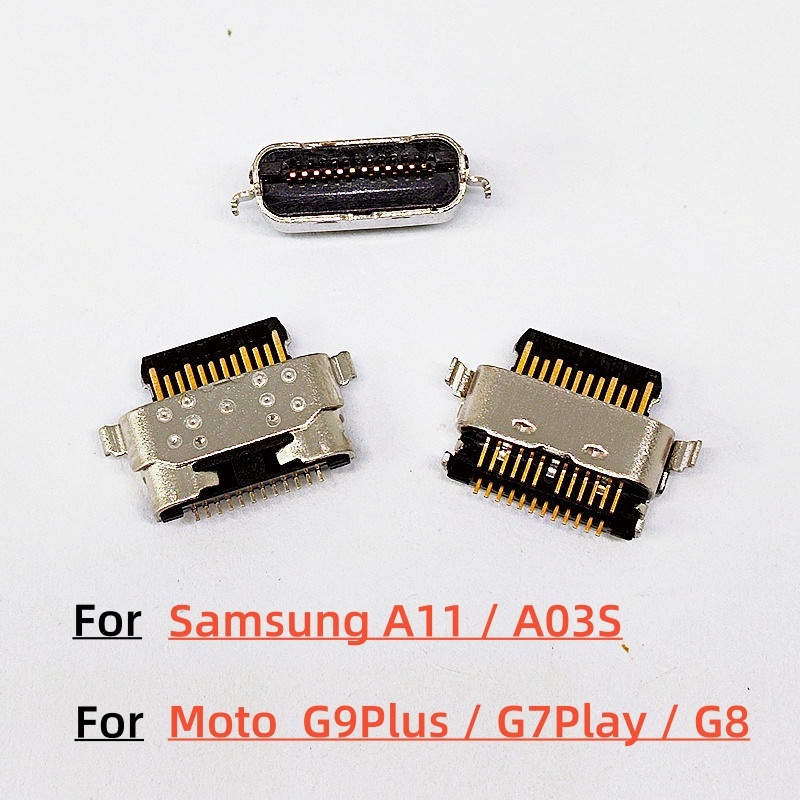 5-50pcs USB Charger แท่นชาร์จพอร์ตปลั๊กสําหรับ Samsung