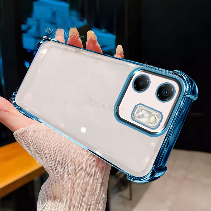 สําหรับ Infinix Hot 50i สมาร์ท 9 2024 ออกแบบใหม่สี่มุมกันกระแทกปลอกโปร่งใส Infinix Hot50i ร้อน 50 i 