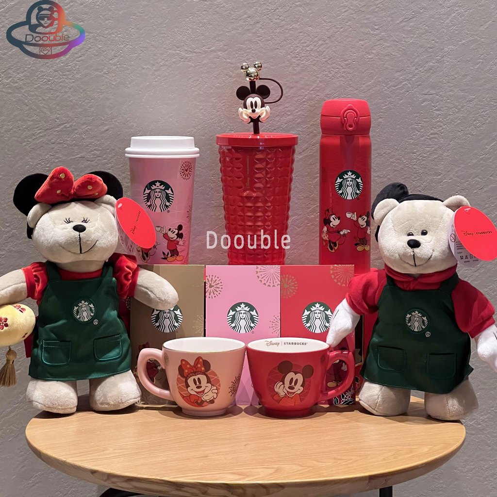 Starbucks China 2025 Mickey & Minnie Collection Gift Set Mug Thermos Straw Cup