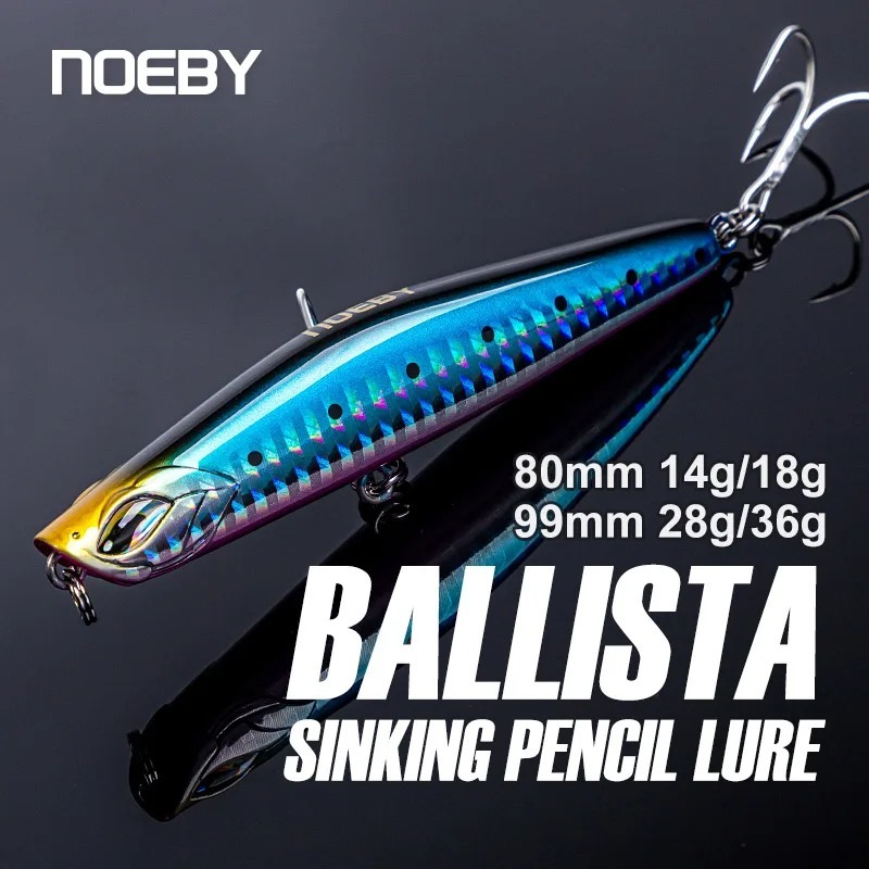 Noeby Wobblers 99 มม.28/36g Lures สําหรับอุปกรณ์ตกปลาการสั่นสะเทือน Sinking ดินสอเหยื่อประดิษฐ์ NBL1906
