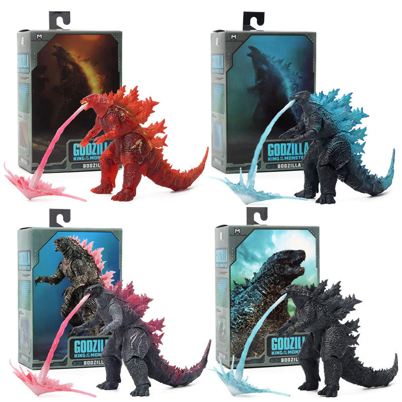 4 รูปแบบ 16 ซม. Godzilla X Kong ใหม่ Empire สีใหม่ Action อะนิเมะรูป Titan Godzilla กาวนุ่มตุ๊กตามอนสเตอร์รุ่นเครื่องประดับของเล่น