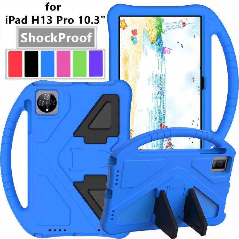 for iPad H13 Pro H13Pro 10.3 Inch 2024 Case EVA Portable Shockproof Kids Safe Handle Stand Shockproo