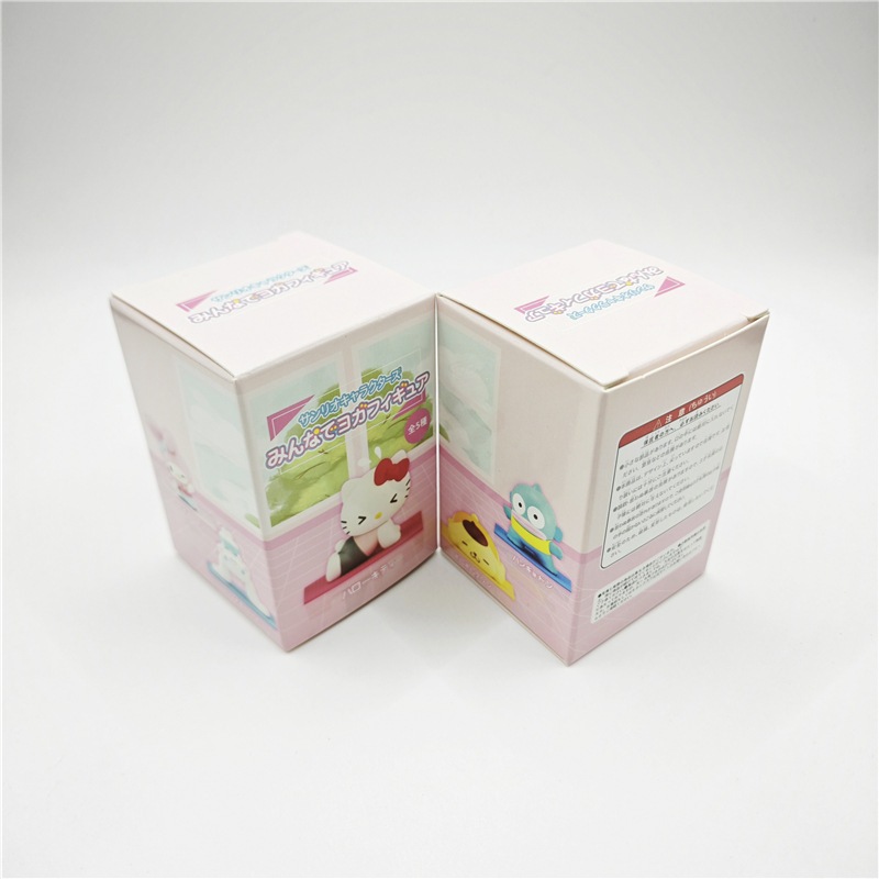 5 ชิ้น/เซ็ตอะนิเมะ My Melody รูป Cinnamoroll Pom Pom Purin Hello Kitty Hangyodon รุ่น Q Do โยคะ PVC ตัวเลขการกระทําตุ๊กตาของเล่นของขวัญ - รูปที่ 3