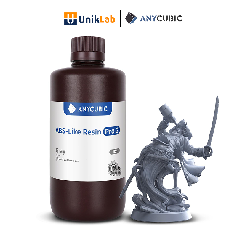 ANYCUBIC 3D Printer Resin ABS-Like Resin Pro 2 ด้วยความแข็งแรงและความเหนียวที่เพิ่มขึ้นกลิ่นต่ํา for