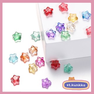 St.kunkka 10 ชิ้น 8 มิลลิเมตรแก้วดาวห้าแฉกลูกปัดแก้วลูกปัดสํ…