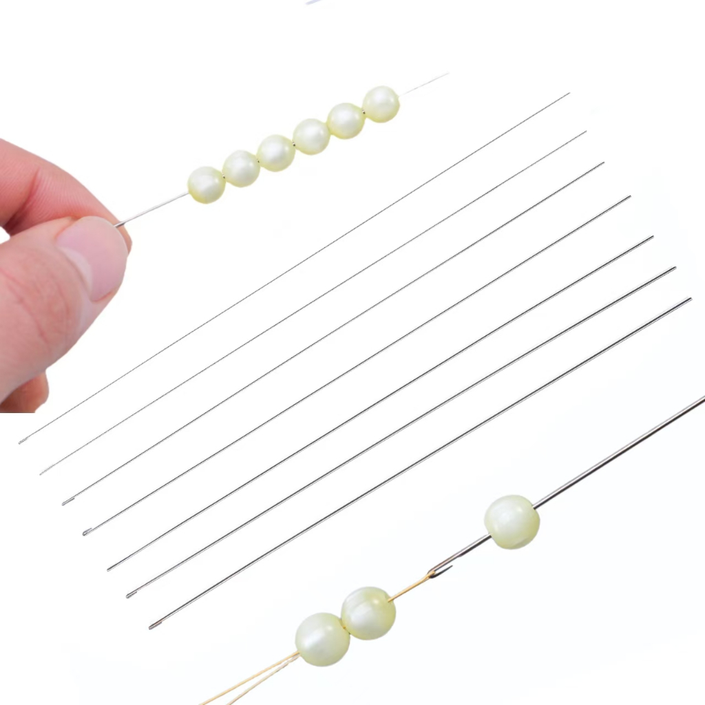 1ชิ้น/เข็มสตริง0.3-0.9มิลลิเมตรลูกปัดเข็มวัสดุสแตนเลสสําหรับ ทําเอง ทําสร้อยข้อมือสร้อยคอ