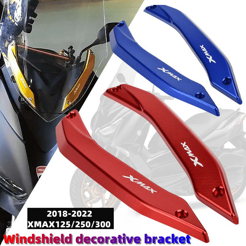 Chekis สําหรับ YAMAHA XMAX 125 250 300 2018-2022 ดัดแปลงกระจกตกแต่งกระจกคงที่รหัสติดตั้งอุปกรณ์เสริม XMAX250 XMAX300