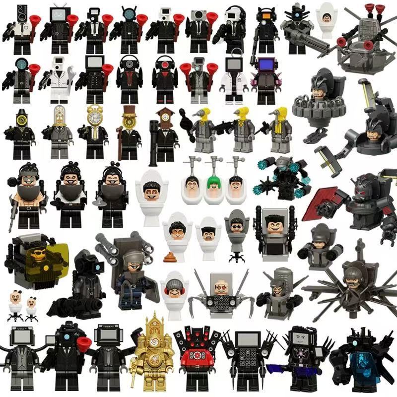 Skibidi Toilet Action Figures Big TV Man Big Cameraman Titan Clockman Titan Cameraman Titan Speakerm