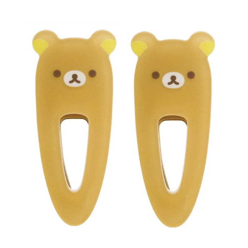 Rilakkuma Korilakkuma กิ๊บติดผม Headwear การ์ตูนหมีน่ารักผม Pins และคลิป Kawaii อุปกรณ์เสริมผมสําหรับผู้หญิงหญิง