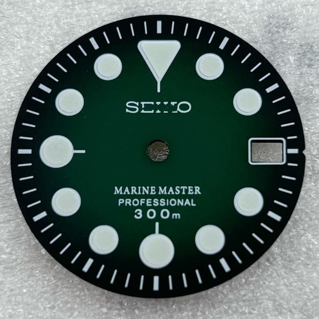 ใหม่ Retro NH35 Dial Surface ดัดแปลงนาฬิกาอุปกรณ์เสริมสีเขียว Luminous เหมาะสําหรับ NH36 การเคลื่อนไหวพื้นผิว