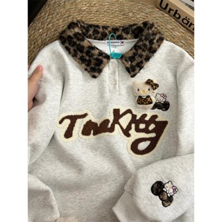 【BANKO】เวอร์ชั่นเกาหลีฤดูใบไม้ร่วงฤดูหนาวผู้หญิงหลวมการ์ตูนโ…