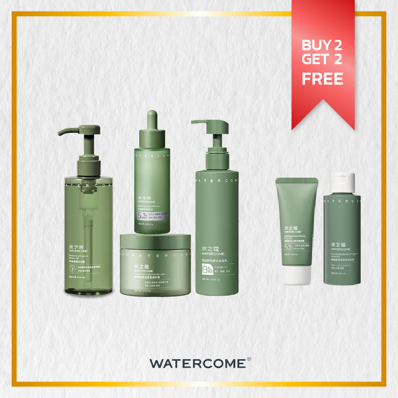 Watercome Package 4pcs(Showergel+Body Lotion + Serum+Scrub cream)