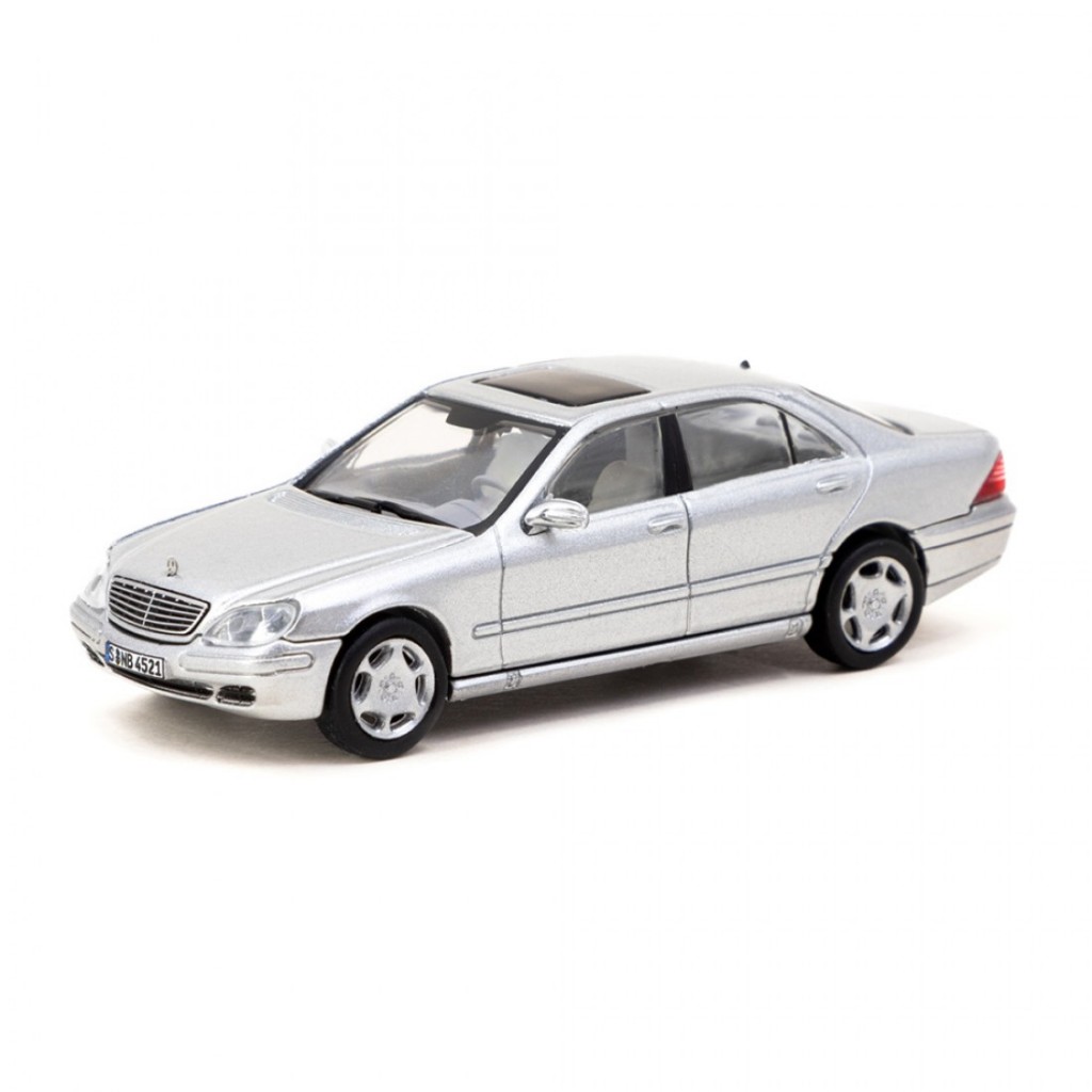 Tarmac Works T64G-072-SL 1/64 Mercedes-Benz S-Class Brilliant Silver Metallic Diecast Scale รุ่นรถ